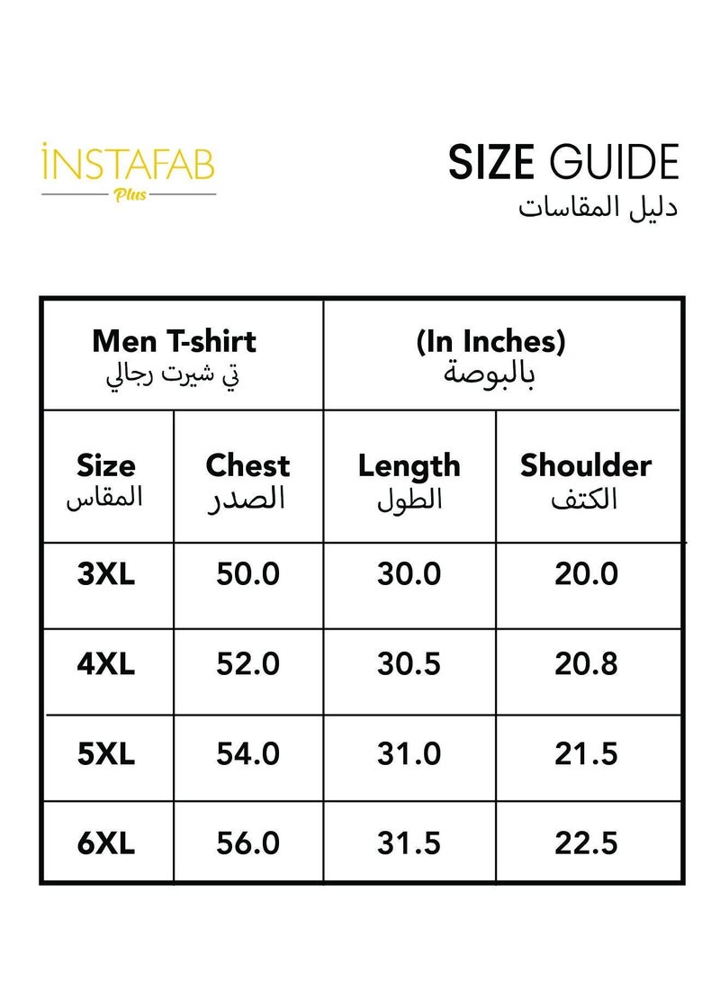 Instafab Plus Men's Solid Red Regular Fit Casual T-Shirt - Image 4